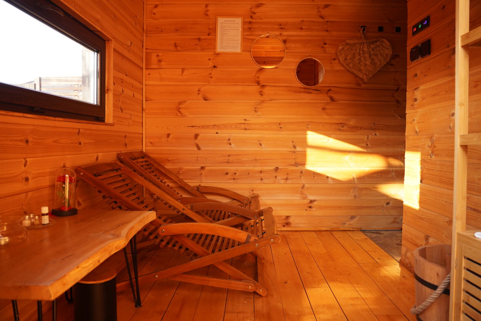 Sauna Tuula changing room