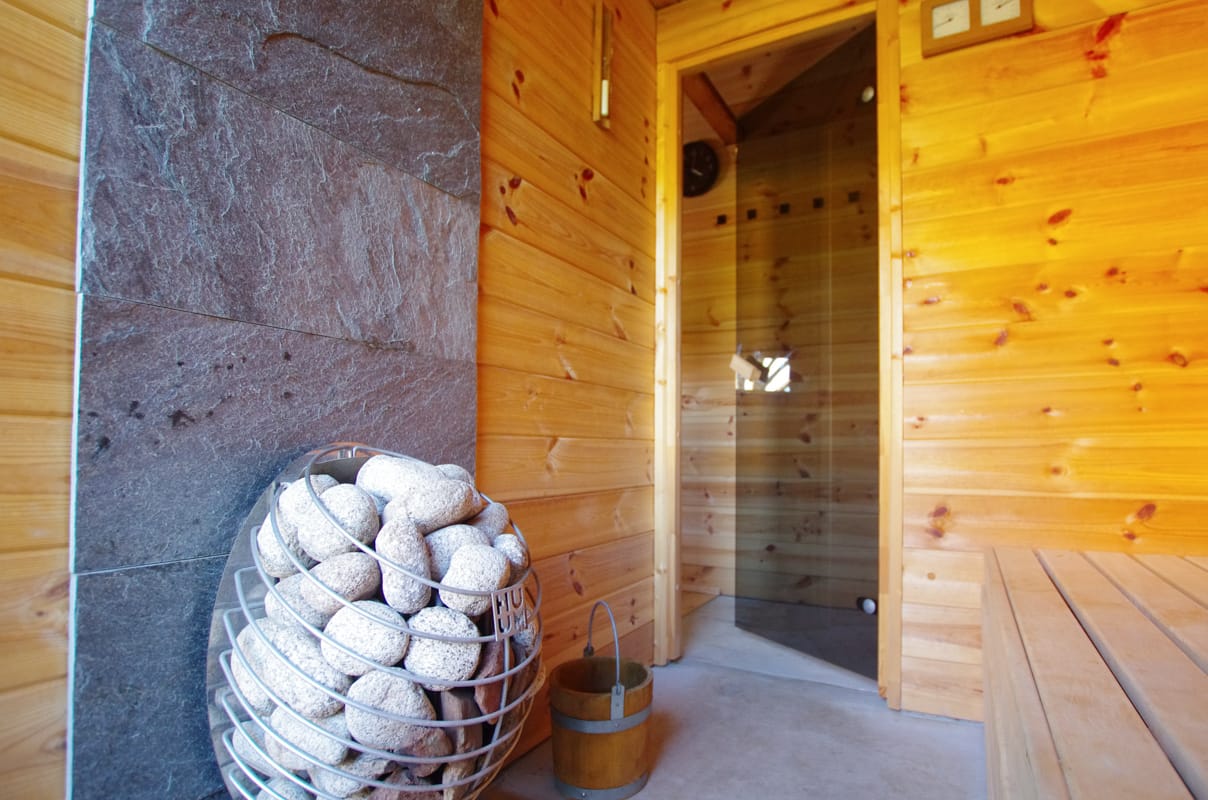 Wnętrze sauny Tuula